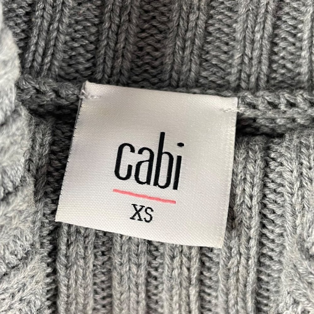 Cabi 3704 Eden Sweater Floral Bell Sleeve Cowl neck Pullover Turtleneck Size XS - Picture 4 of 4